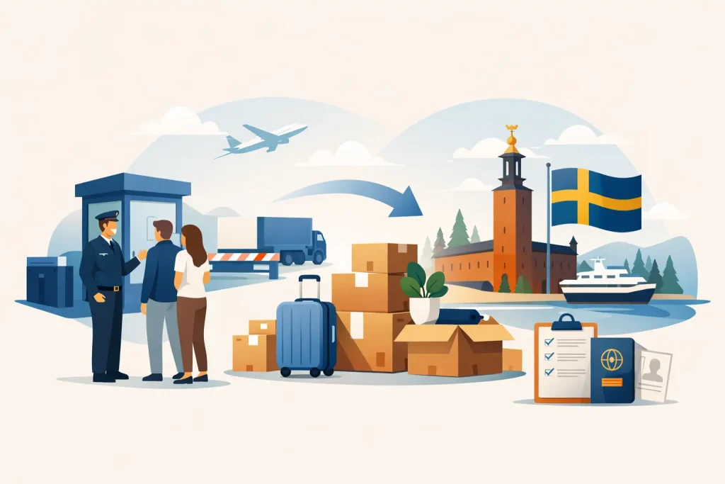 Tulliasiat muutossa Ruotsiin selkeästi