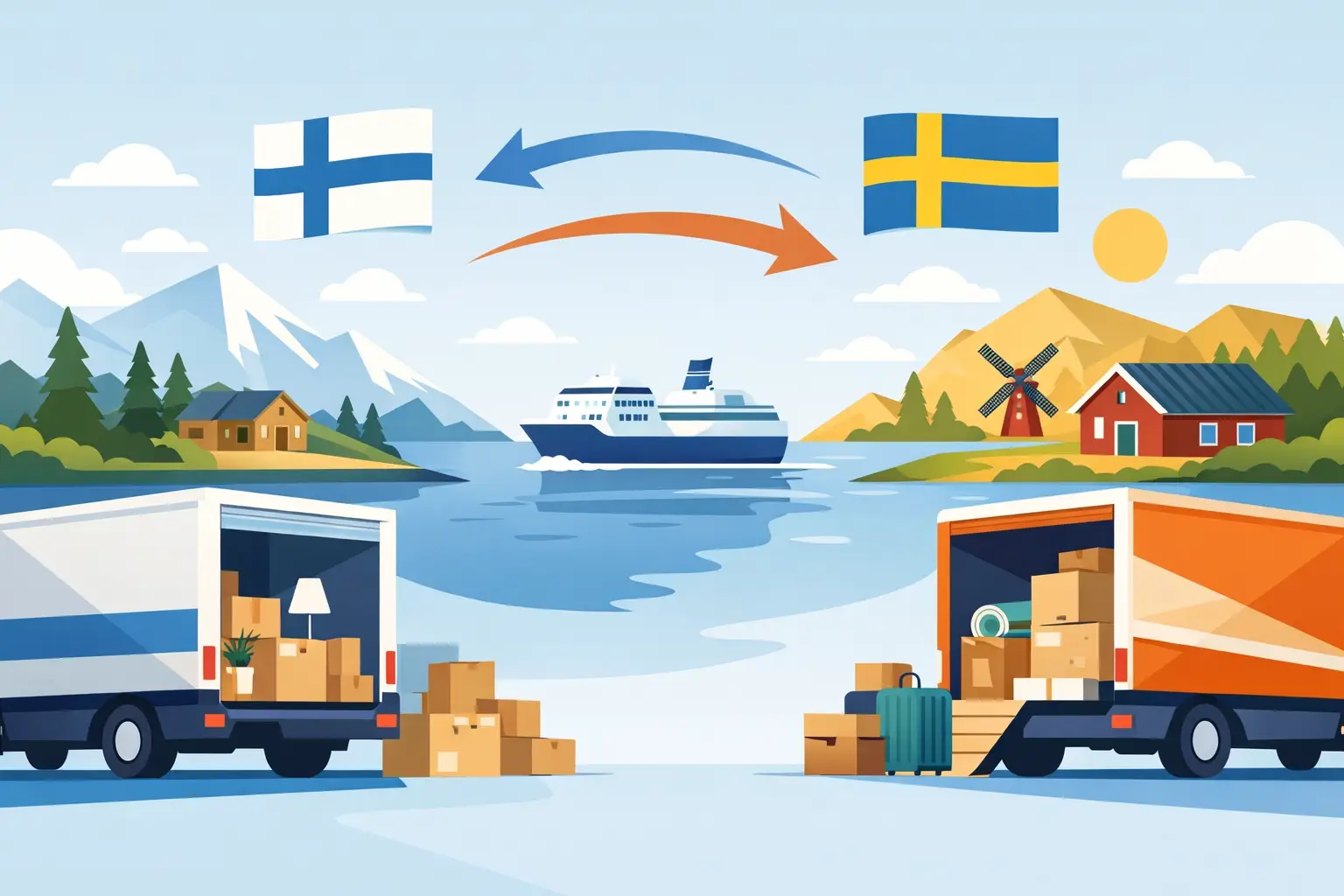 Opas Suomen ja Ruotsin muuttokuljetukseen